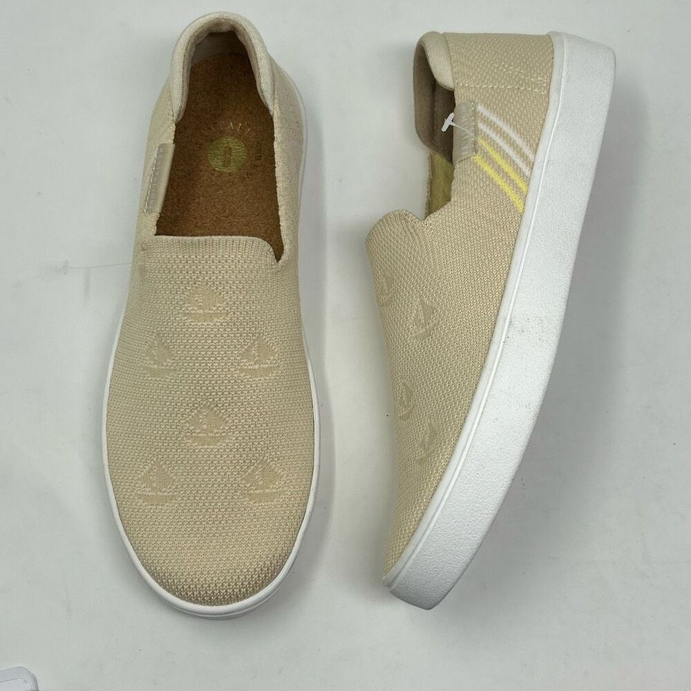 Spenco Revitalign Solana Slip On Shoes Loafers Sz 7 Knit Stretch Comfort Orthoti